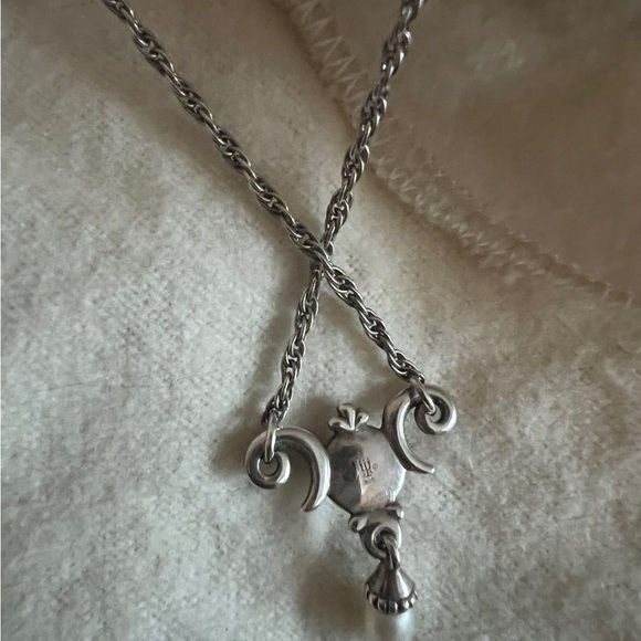 James Avery Victorian Pearl 17” necklace - Retired Solid 925 Sterling - Picture 3 of 3
